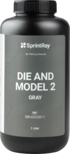 SprintRay Die and Model 2 GRAY