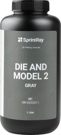 SprintRay Die and Model 2 GRAY